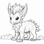 Printable Styracosaurus for Kids Coloring Pages 4