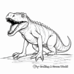 Printable Terrifying Baryonyx Coloring Pages 1