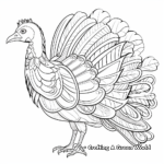 Printable Turkey Coloring Pages for Thanksgiving 3