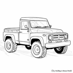 Printable Vehicles Blank Coloring Pages 4