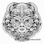 Psychedelic Symmetric Coloring Pages for Adults 4