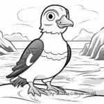 Puffin and Sealife Coloring Pages 3