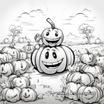 Pumpkin Patch Coloring Pages for Adults 2