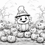 Pumpkin Patch Coloring Pages for Adults 4