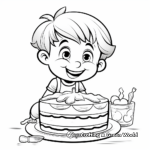 Pumpkin Pie Cake Coloring Pages for Thanksgiving 1