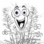 Purple Peas Coloring Sheets for All Ages 4