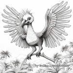 Pyroraptor in Jungle Coloring Pages 3