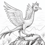 Pyroraptor in The Wild Coloring Pages 1