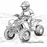 Quad Dirt Bike Coloring Pages For More Wheels Fun 1