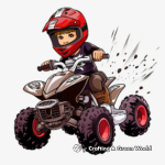 Quad Dirt Bike Coloring Pages For More Wheels Fun 2