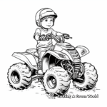 Quad Dirt Bike Coloring Pages For More Wheels Fun 3