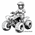 Quad Dirt Bike Coloring Pages For More Wheels Fun 4