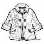 Quirky Patchwork Jacket Coloring Pages 4