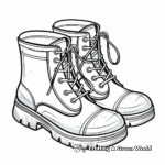 Rain Boot Coloring Pages for a Rainy Day 3
