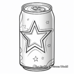 Rainbow-Colored Soft Drink Can Coloring Pages 3