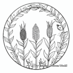 Rainbow Corn Plant Life Cycle Coloring Pages 3