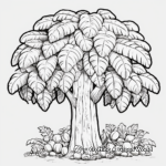 Rainforest Cocoa Tree Coloring Pages 4