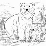 Rare Animals in the Arctic Coloring Pages 2