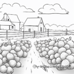 Raspberry Farm Coloring Pages 2