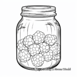 Raspberry Jam Jar Coloring Pages 3