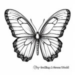 Real-Favored Monarch Butterfly Coloring Sheets 2