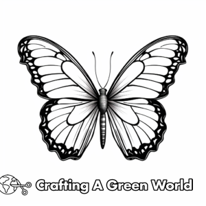 Monarch Coloring Pages - Free &amp; Printable!