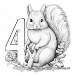 Realistic Animal Alphabet Coloring Sheets 1