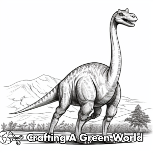 Brontosaurus Coloring Pages - Free &amp; Printable!