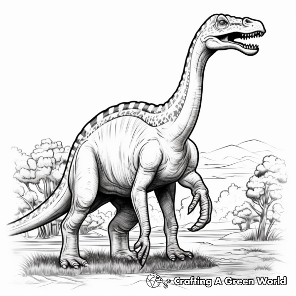 Brontosaurus Coloring Pages - Free & Printable!
