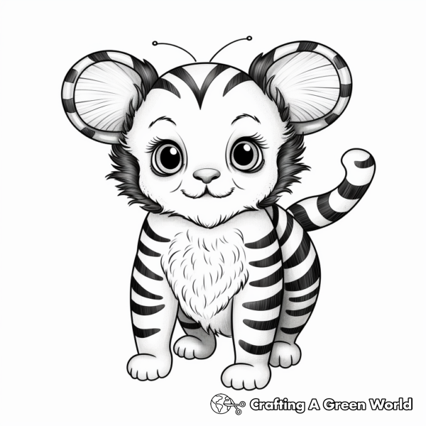Cat Bee Coloring Pages - Free & Printable!