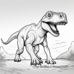 Realistic Ceratosaurus Coloring Pages 2