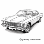 Realistic Chevrolet Impala Coloring Pictures 1