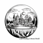 Realistic Crystal Ball Coloring Pages 1