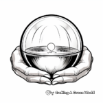 Realistic Crystal Ball Coloring Pages 4