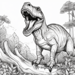 Realistic Detailed T Rex Coloring Pages 3