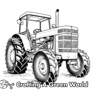 Tractor Coloring Pages - Free &amp; Printable!