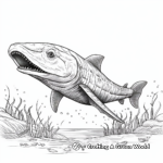 Realistic Elasmosaurus Coloring Pages For Nature Lovers 2