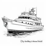 Realistic Fisher Cruiser Coloring Sheets 4