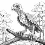 Realistic Forest Atrociraptor Coloring Pages 3