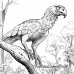Realistic Forest Atrociraptor Coloring Pages 4