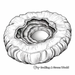 Realistic Geode Art Coloring Pages 4