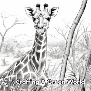 Giraffe Coloring Pages - Free &amp; Printable!