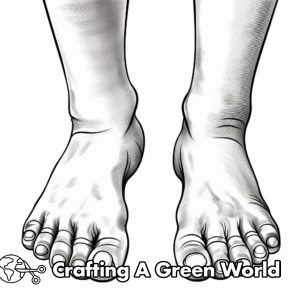 Toes Coloring Pages - Free &amp; Printable!