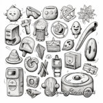 Realistic Magnet and Metal Objects Coloring Pages 3