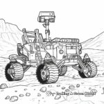 Realistic Mars Rover Coloring Sheets 2