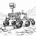 Realistic Mars Rover Coloring Sheets 3