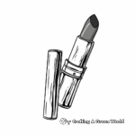 Realistic Matte Lipstick Coloring Sheets 3