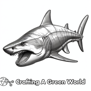 Megalodon Coloring Pages - Free &amp; Printable!
