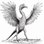 Realistic Pyroraptor Coloring Pages 3