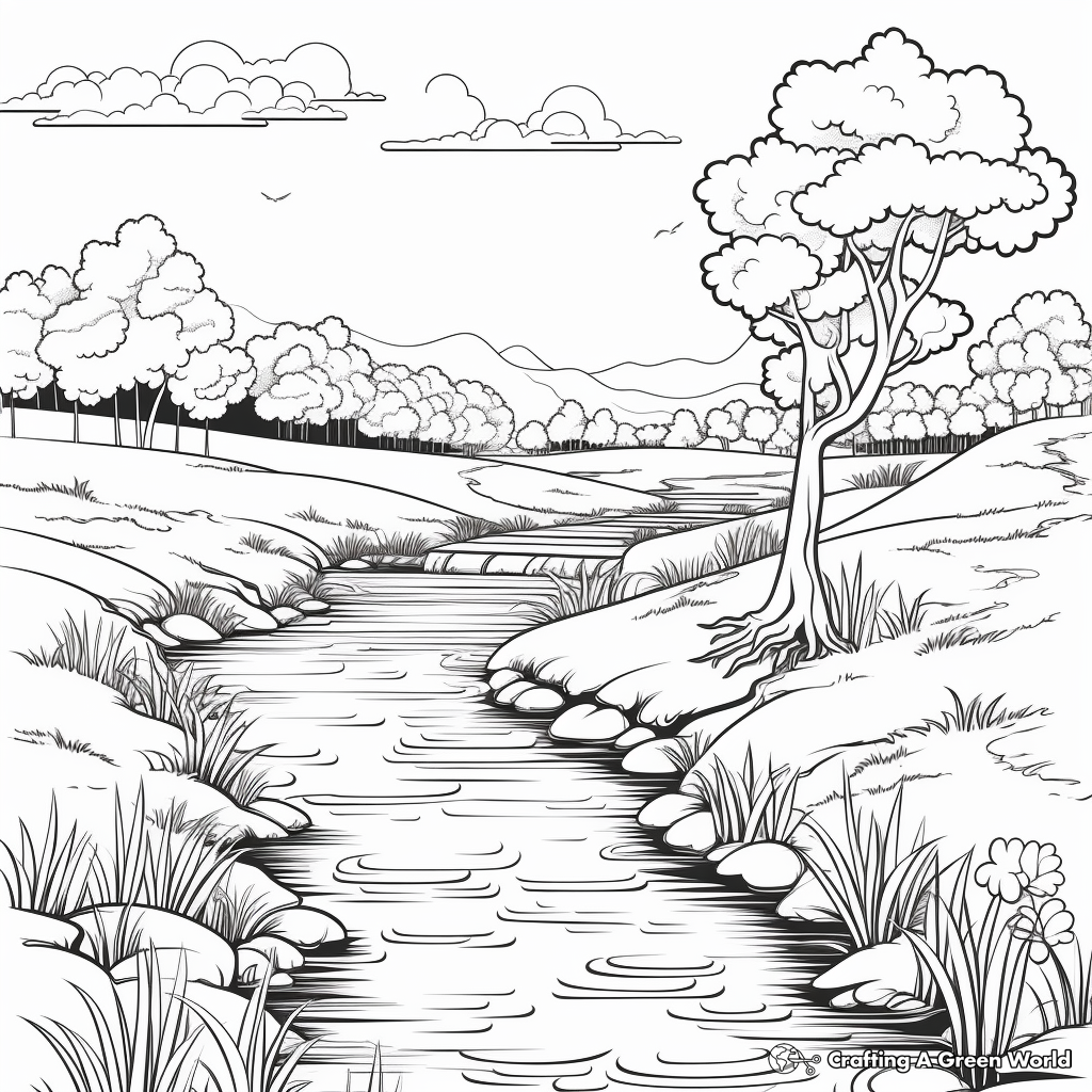Nature Coloring Pages Free Printable 